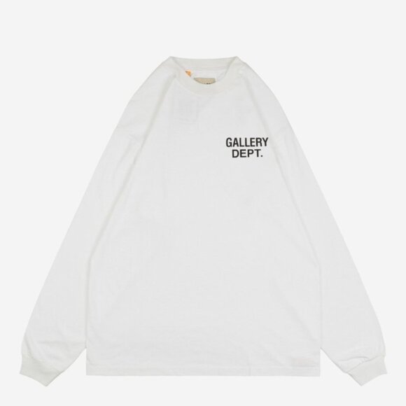 Gallery Dept 22ss long-sleeved shirt with English monogram print. - Picture 1 of 8
